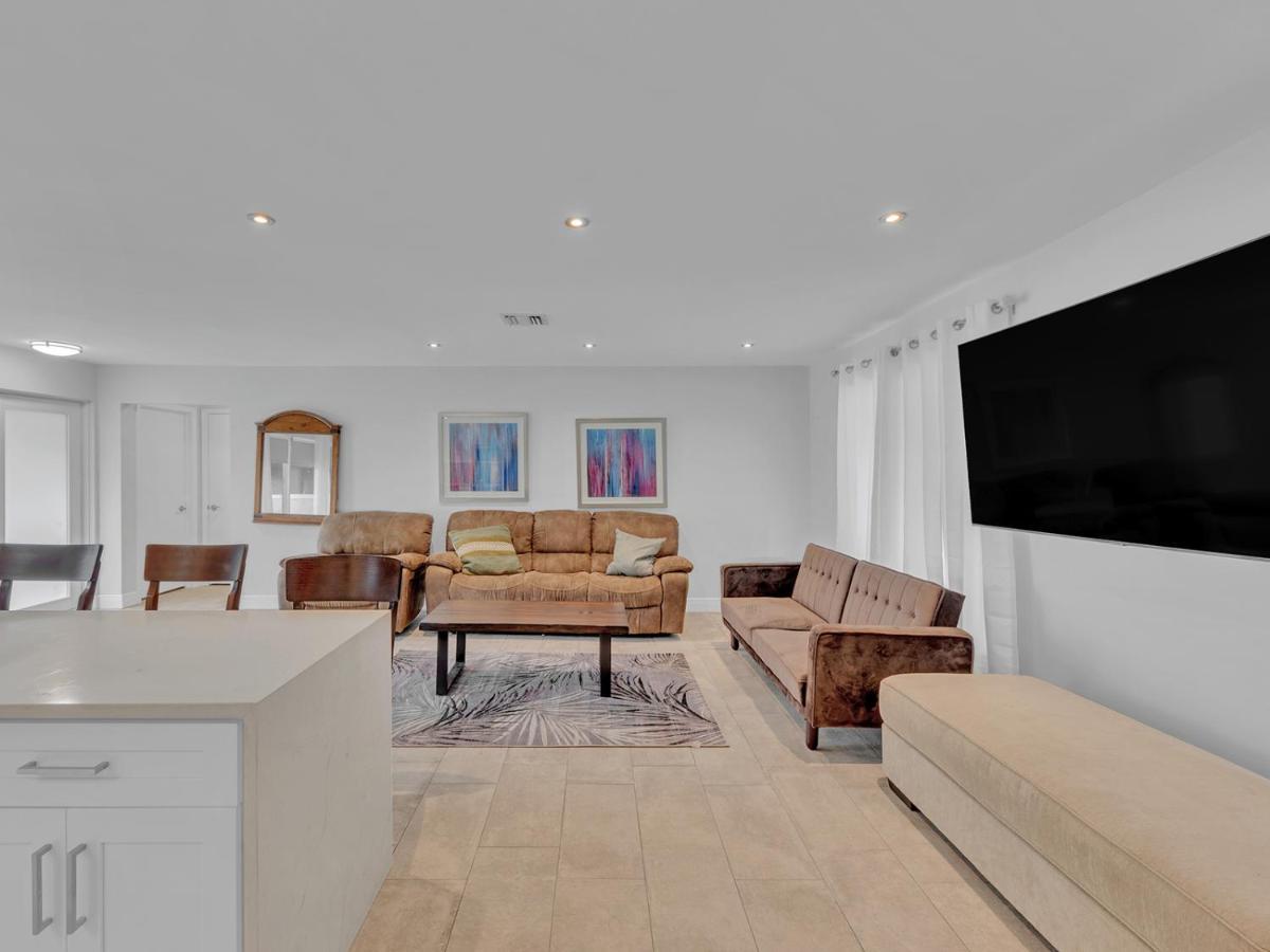 Supervilla - 3Br/2Ba - Pool - Walk To Beach Hollywood Buitenkant foto