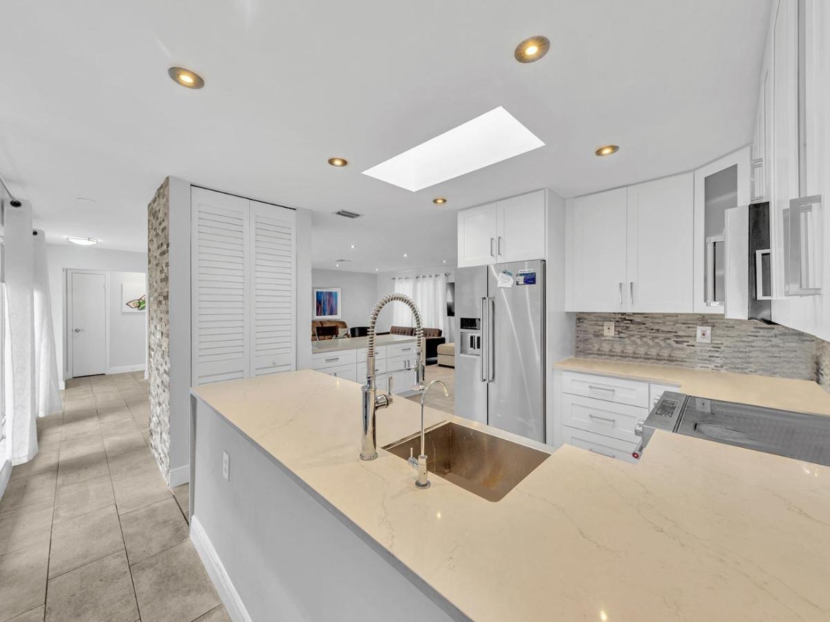 Supervilla - 3Br/2Ba - Pool - Walk To Beach Hollywood Buitenkant foto